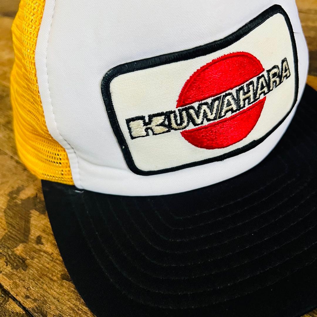 80s KUWAHARA USA トラッカーハット メッシュキャップ ビンテージ