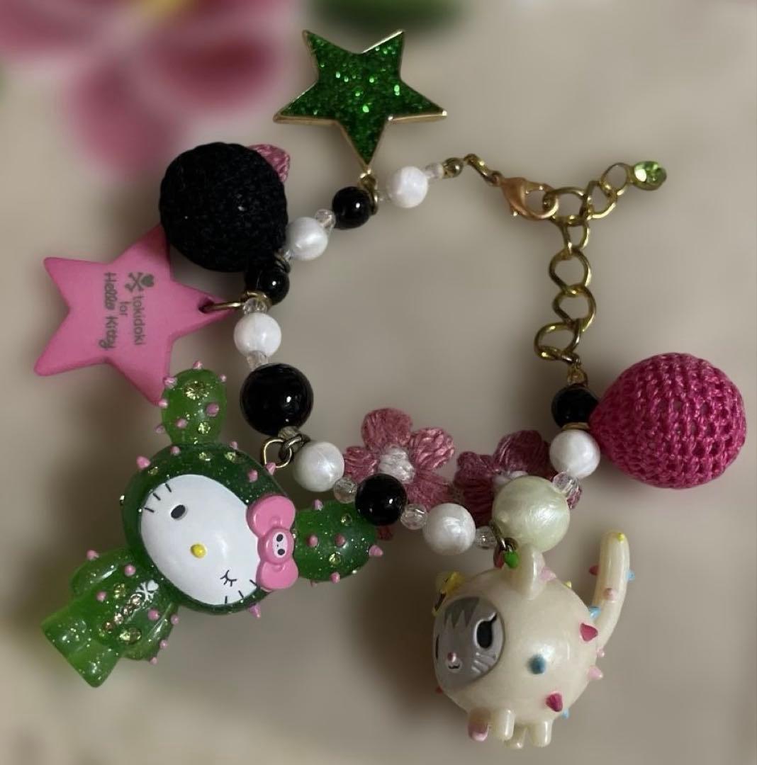 ハローキティ tokidokiコラボ　ブレスレット　激レア　平成レトロ