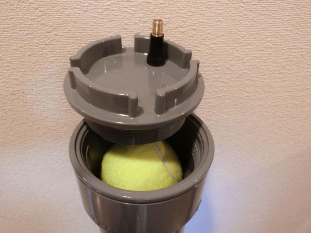 ８０球収納（５本版）テニスボール圧縮保管ケース