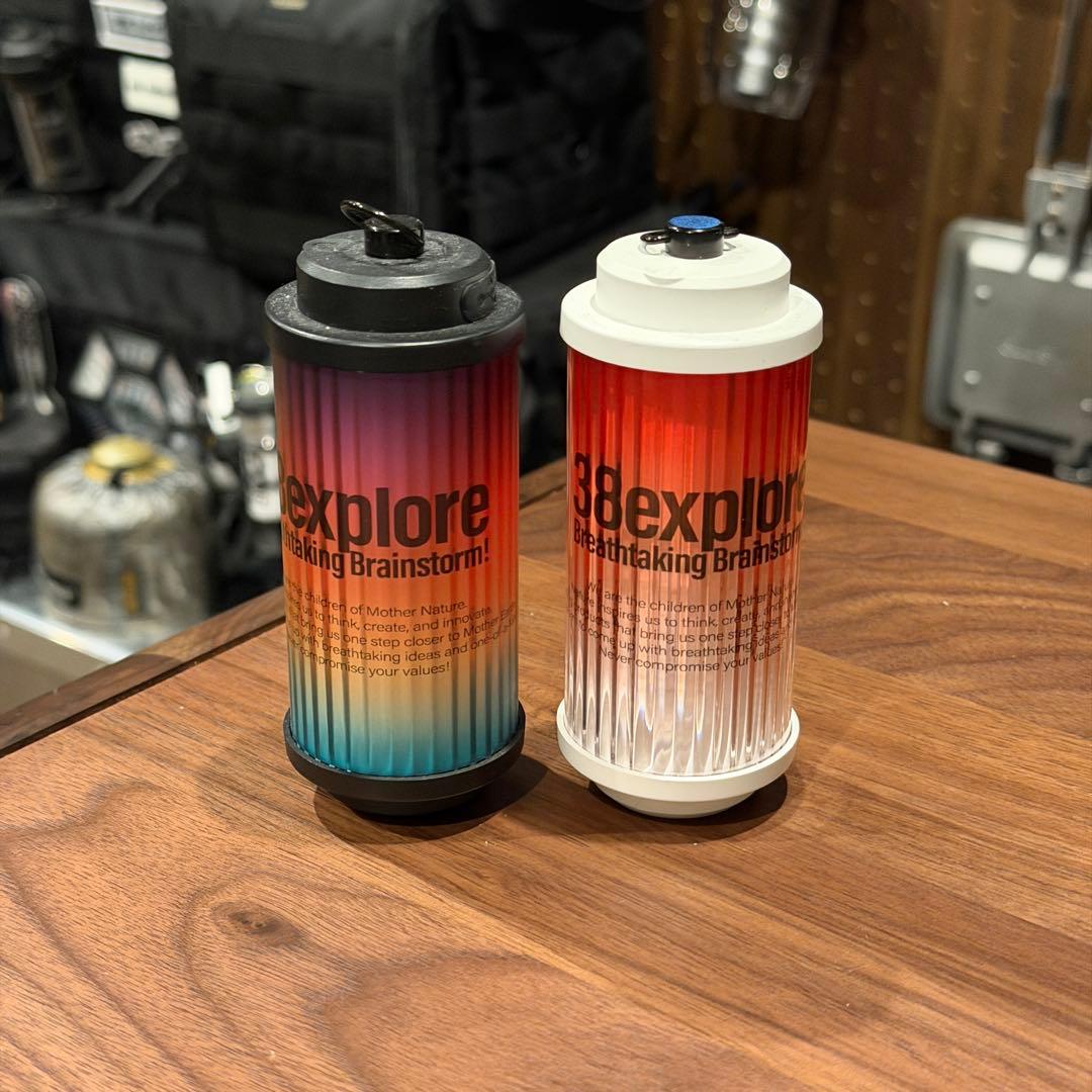 38explore 38灯 2色セット（ブラック・ホワイト） 正規品