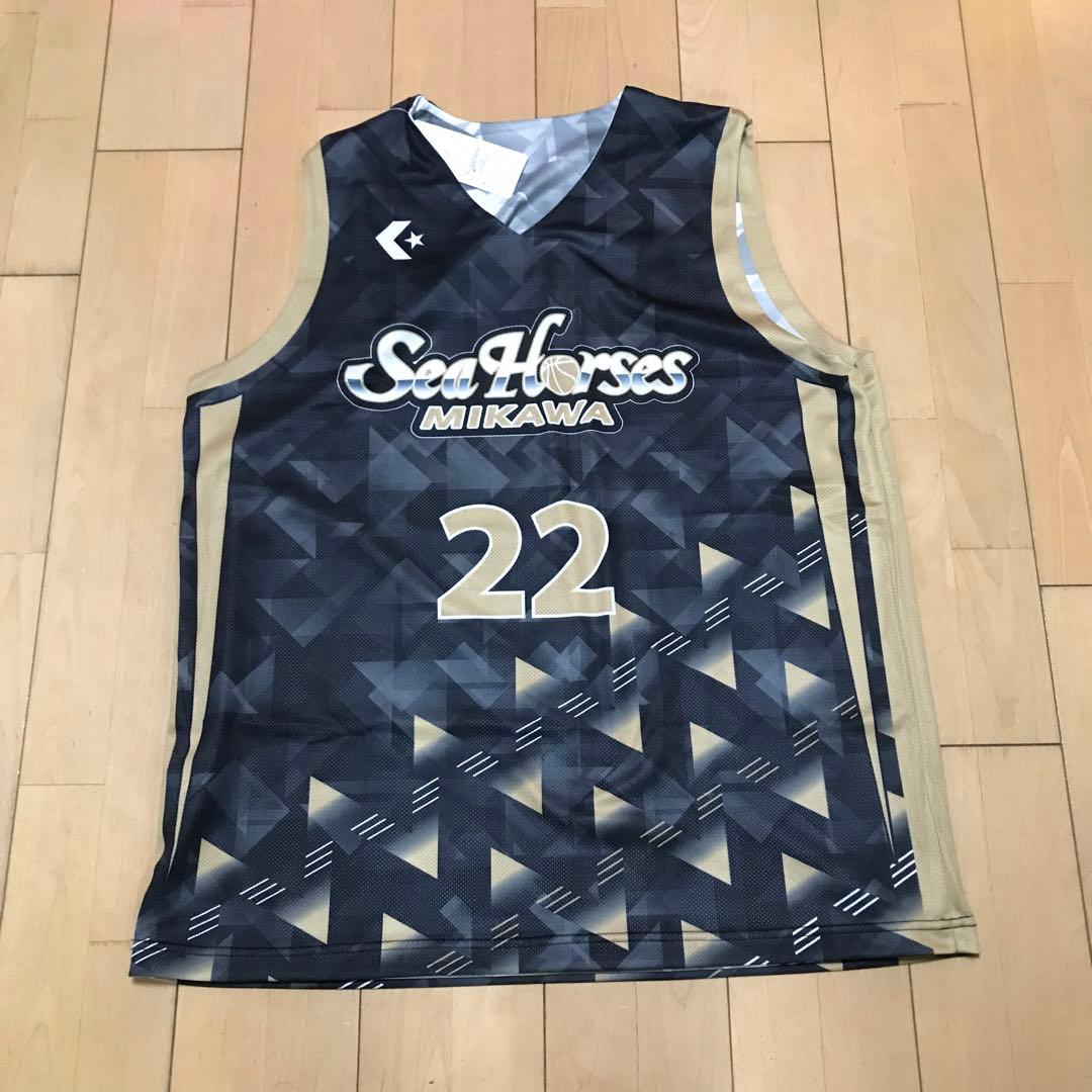 新品 タグ付き Bリーグ シーホース三河 オーセンティック リバーシブルシャツ