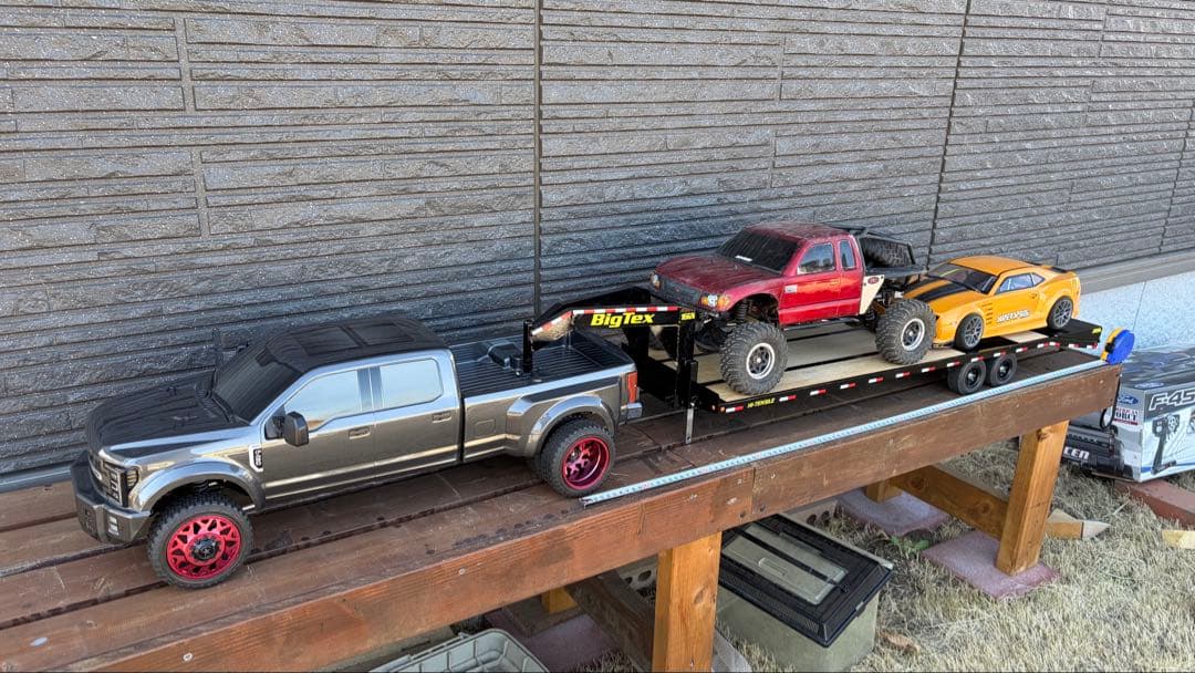 CEN F450 と　車載 トレーラー　（トラクサス scx10 rc4wd