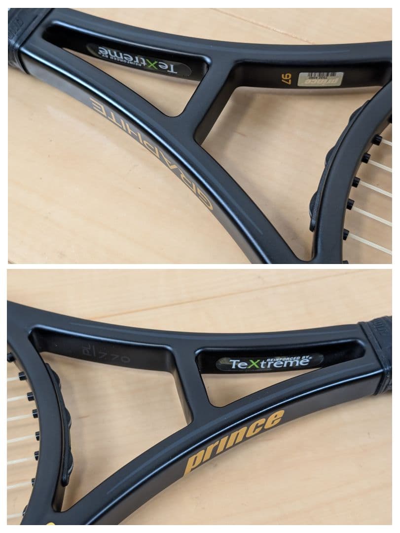 【極美品】Prince プリンス PHANTOM GRAPHITE 硬式テニス