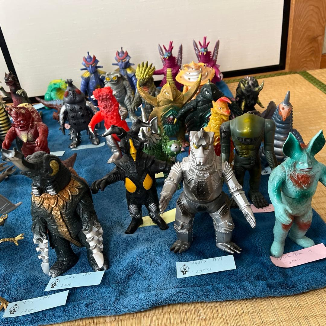 ウルトラマンシリーズ 怪獣　ソフビ　50体以上