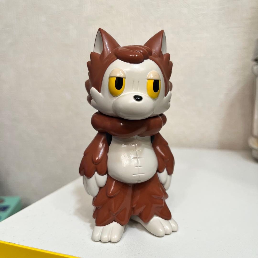 あらいきりこ　おおかみくん　ソフビ　ブラウン　茶色　フィギュア