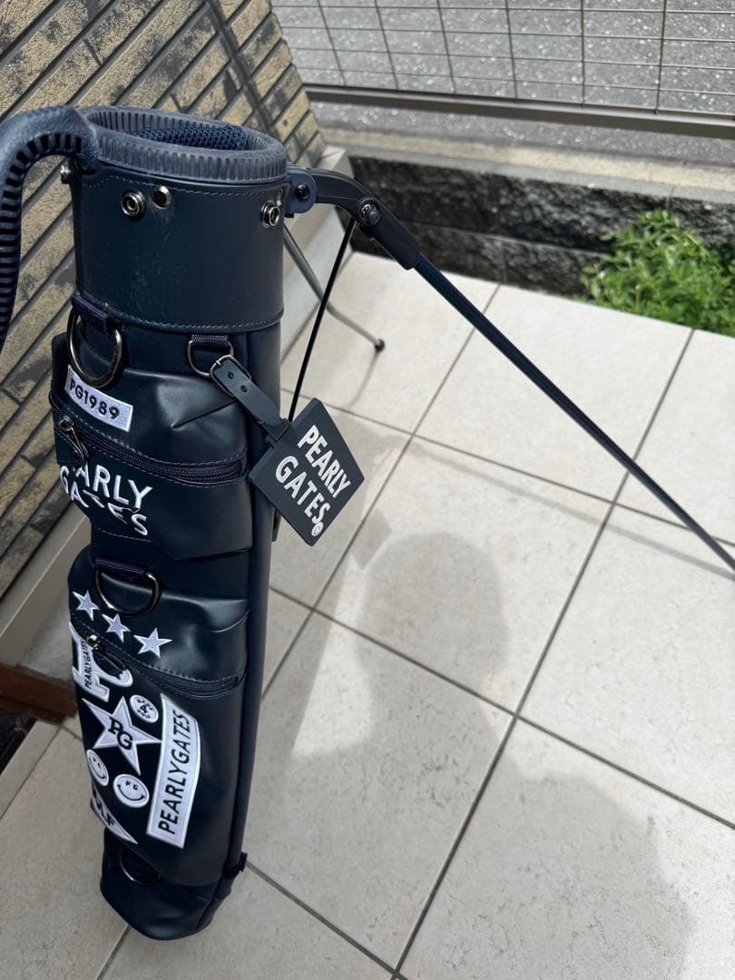 PEARLY GATES キャディバッグ PG1989 ネイビー状態綺麗