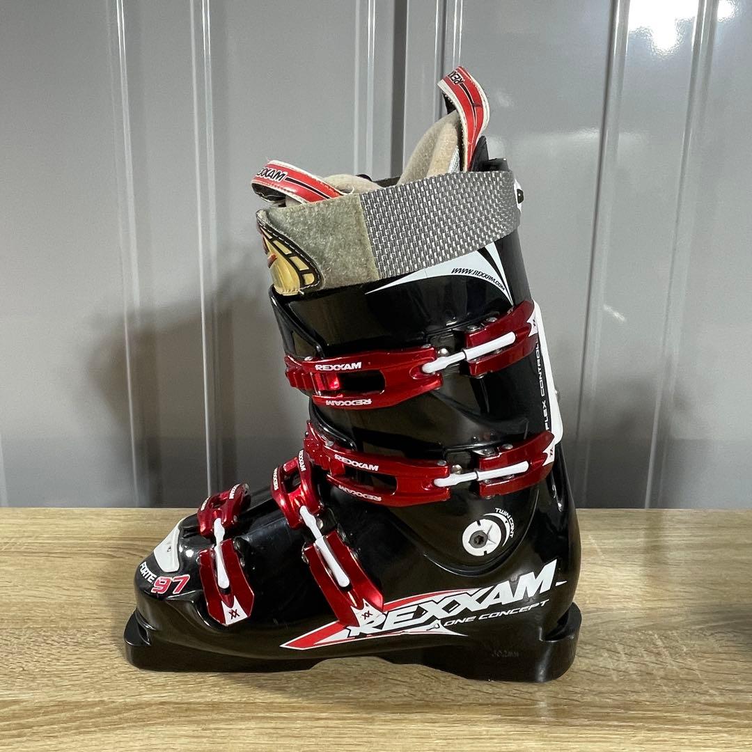 NORDICA165cm REXXAM26/26.5cmストック付きスキーセット