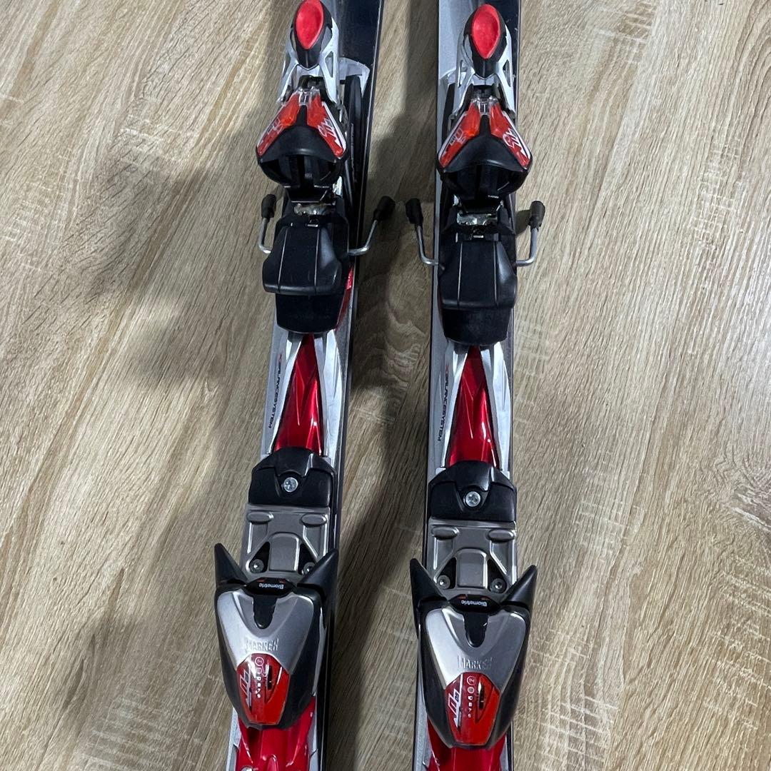 NORDICA165cm REXXAM26/26.5cmストック付きスキーセット