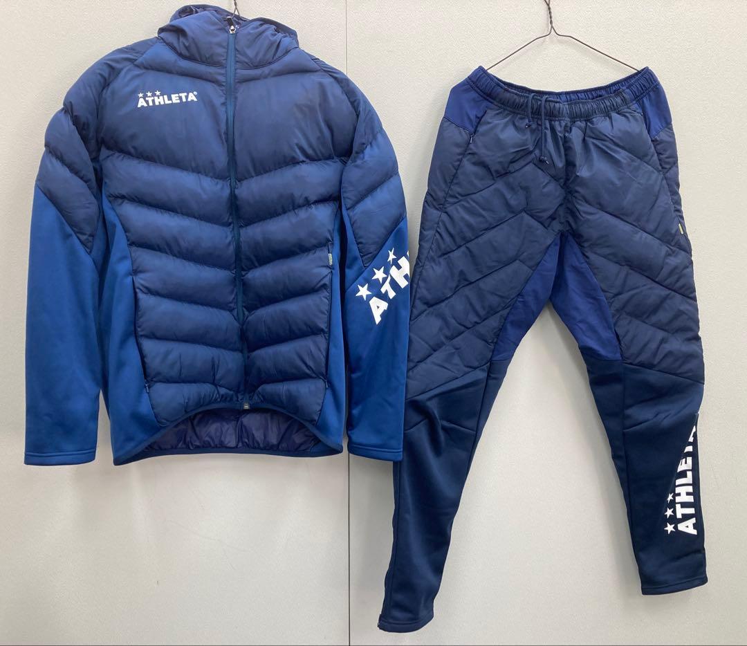 試着のみ ATHLETA アスレタ ネイビー セットアップ 中綿 O(LL)