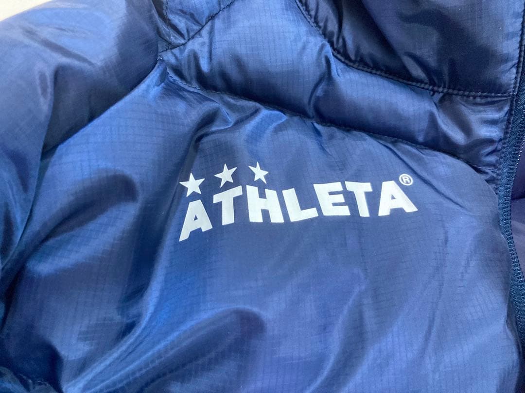 試着のみ ATHLETA アスレタ ネイビー セットアップ 中綿 O(LL)