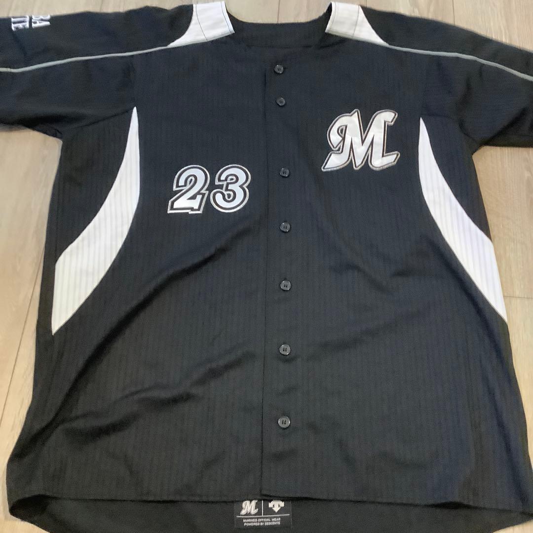 千葉ロッテマリーンズ　大塚明　ビジターユニフォーム　フリーサイズ