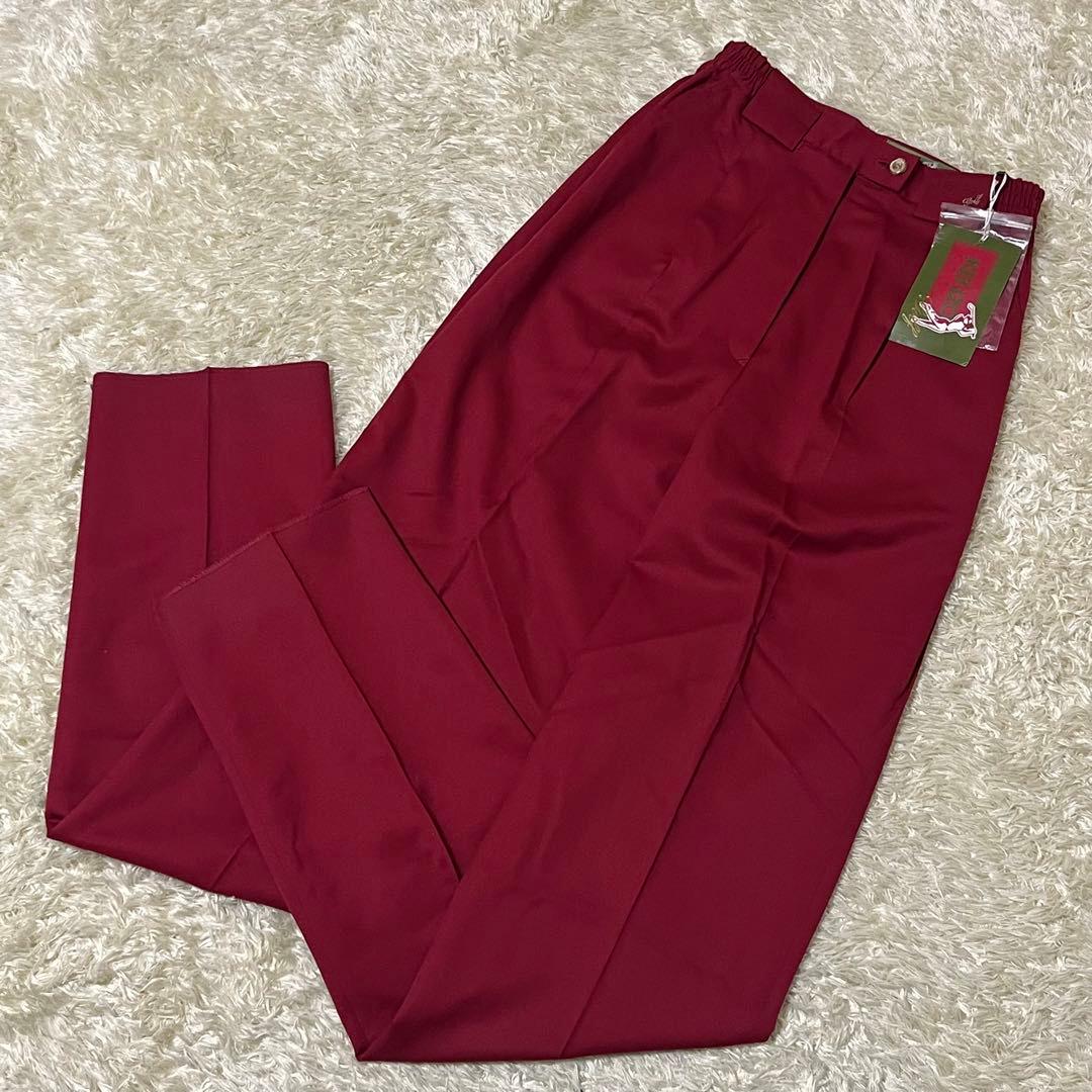 ✨新品 未使用✨ KENZO GOLF パンツ スラックス ワインレッド S