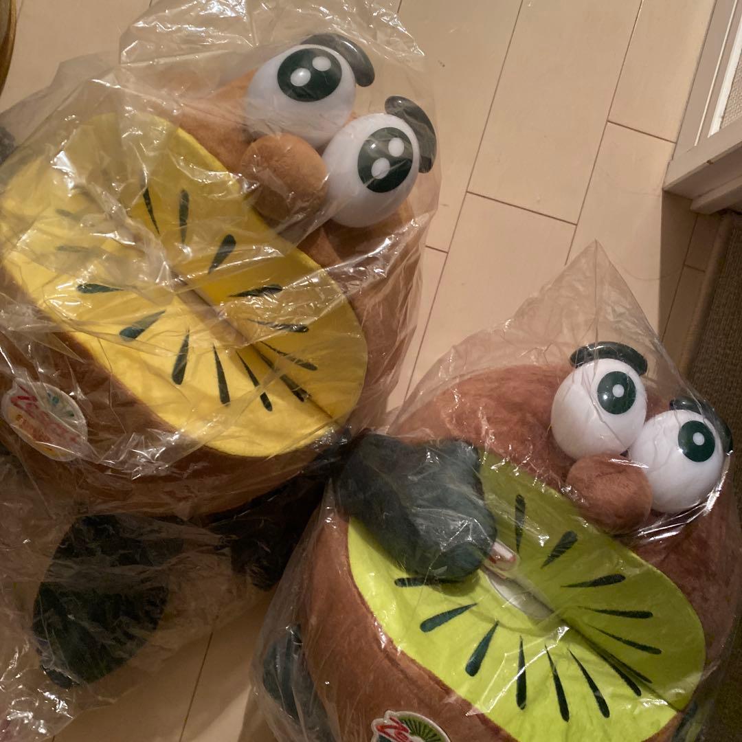 激レア非売品　ゼスプリ キウイブラザーズ 特大ぬいぐるみ　２体セット