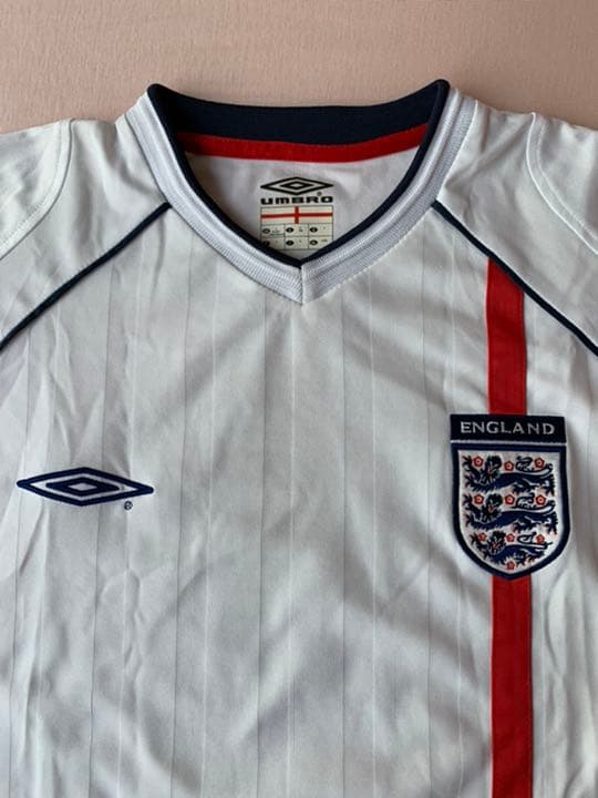 '02 イングランド レプリカユニ'01-'03着用 UMBRO