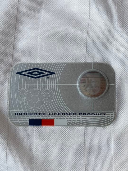 '02 イングランド レプリカユニ'01-'03着用 UMBRO