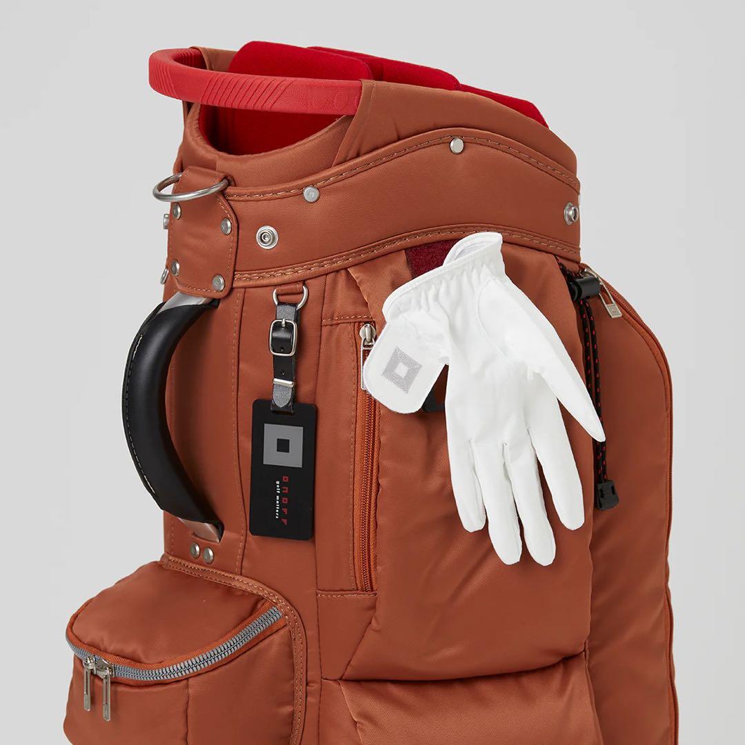 【新品】オノフ　キャディバッグ　テラコッタ　Caddie Bag OB0424
