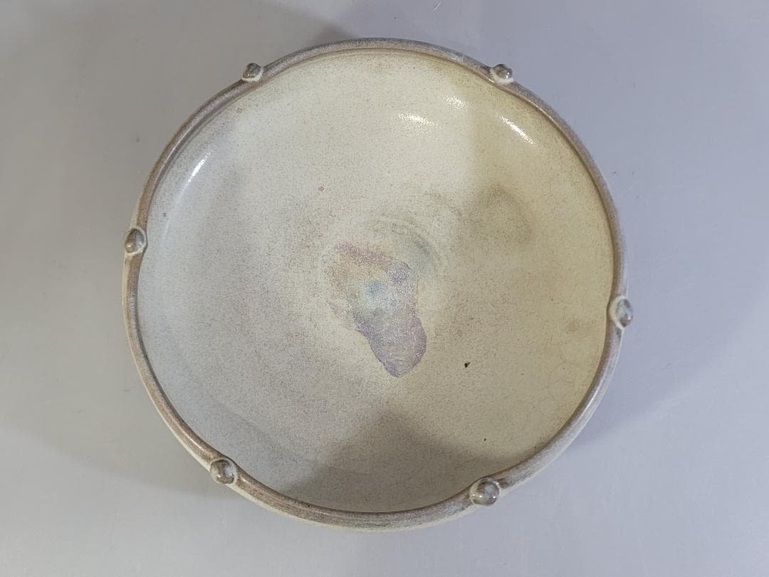 青灰釉 鼓钉水洗