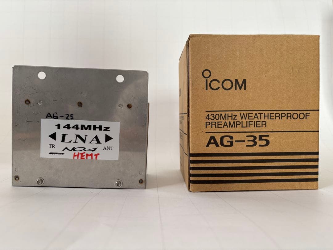 ICOM AG-35 430MHz 　　　AG-25防水プリアンプ