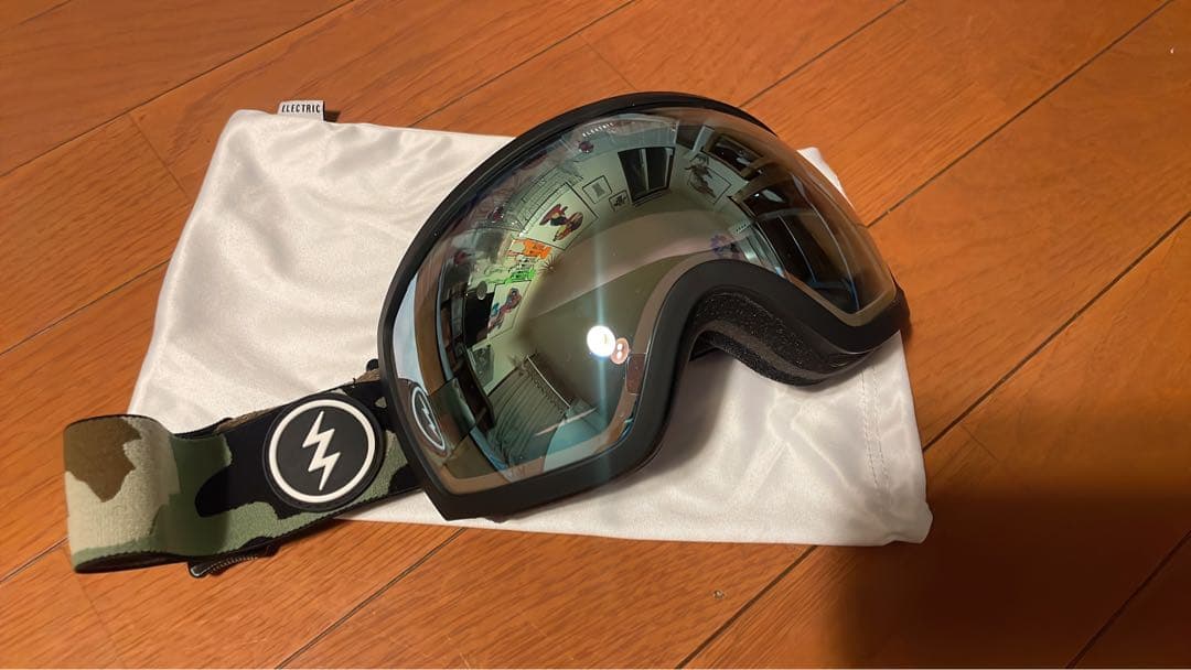 Electric ゴーグル fragment スノーボード レンズ 迷彩 カモ