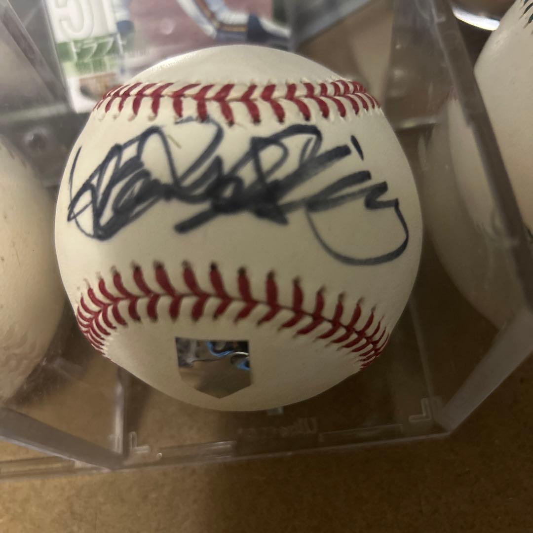 イチロー直筆サインボール3球、２００１ＭＬＢオールスターオフィシャルボール