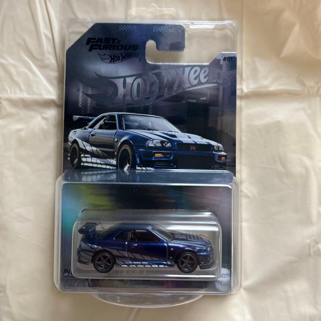 レア HOTWHEELS NISSAN SKYLINE GT-R BNR34
