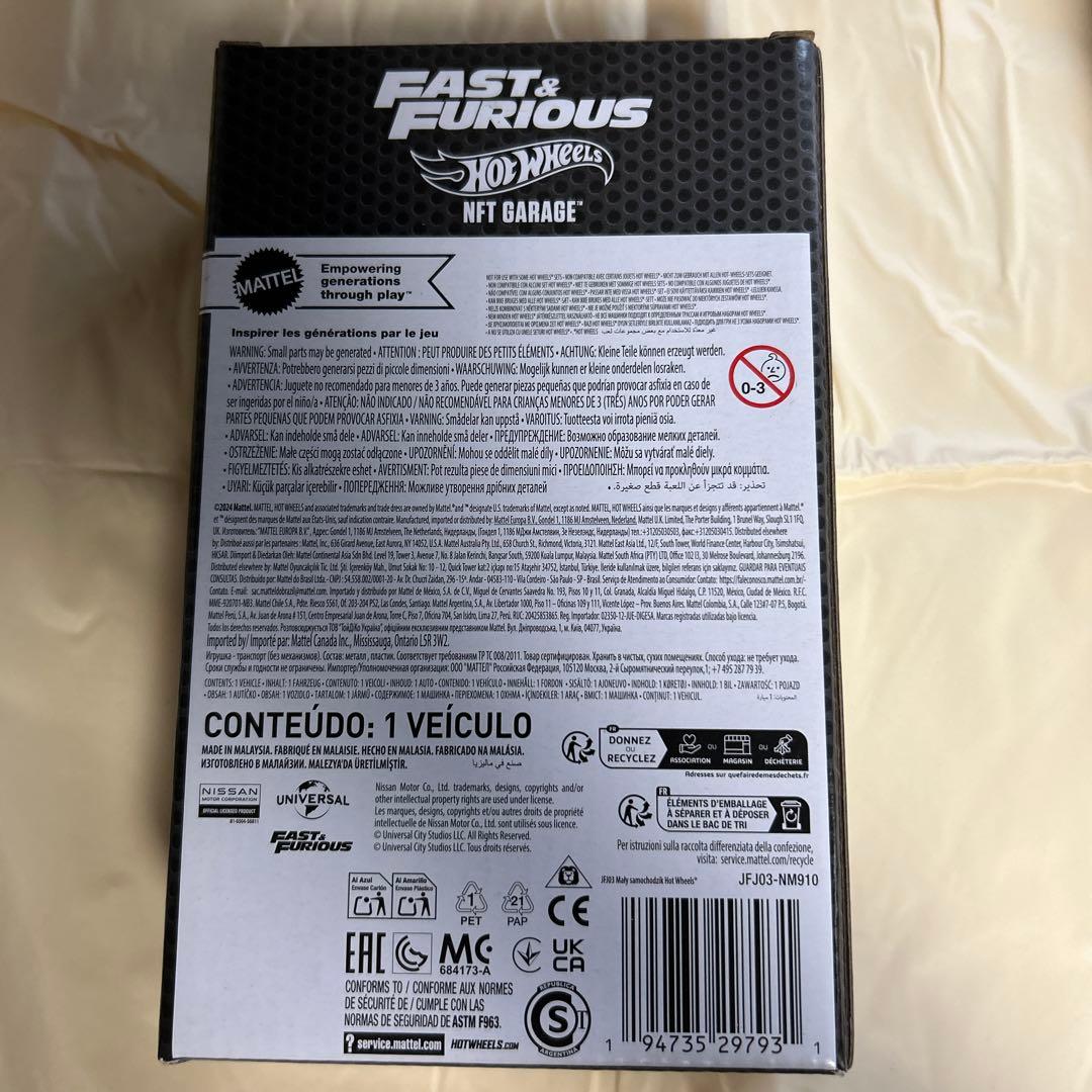 レア HOTWHEELS NISSAN SKYLINE GT-R BNR34