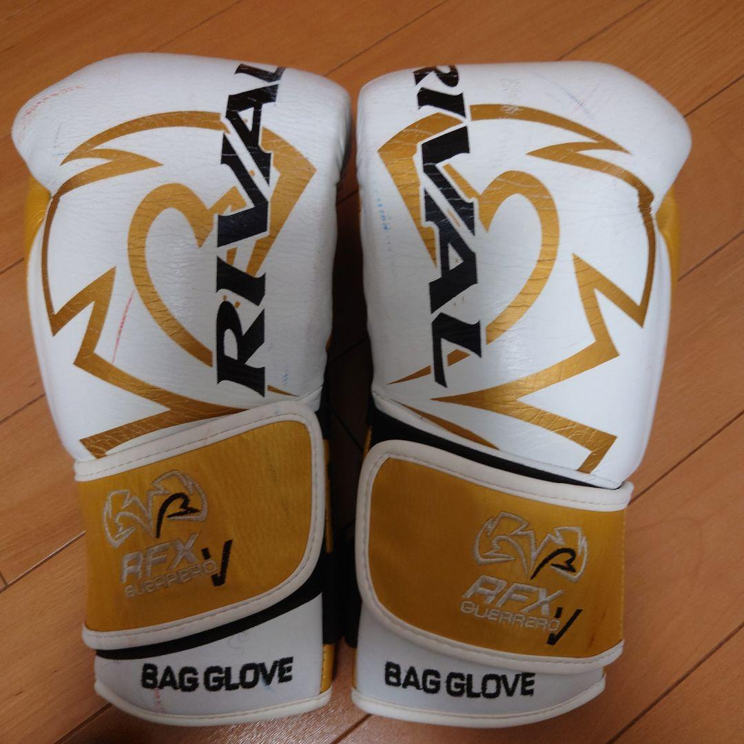 最終価格 RIVAL BAG GLOVE 白＆金 10oz