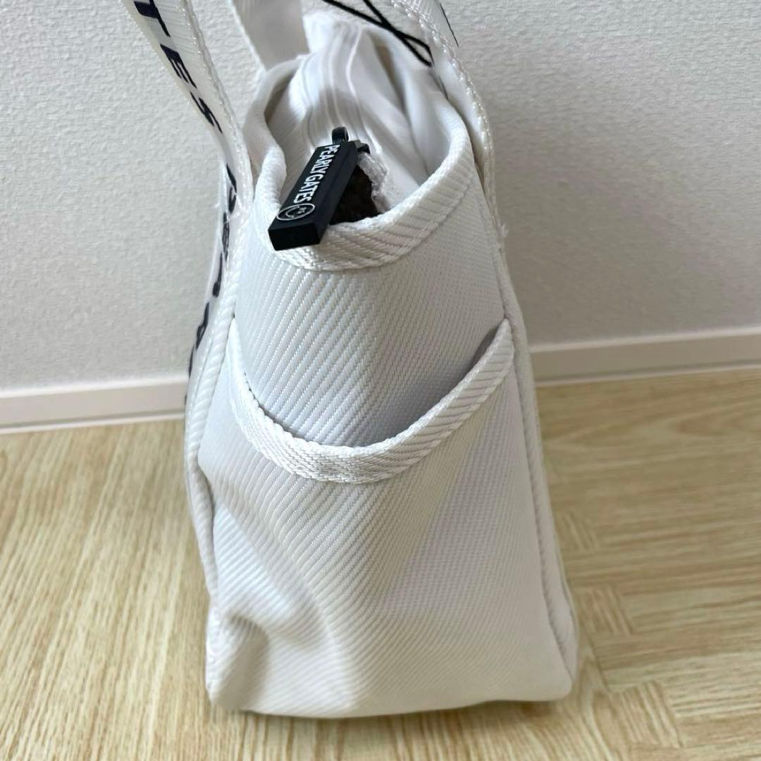 新品未使用　パーリーゲイツ　カートバッグ　ラウンドバッグ　ゴルフバッグ　ホワイト