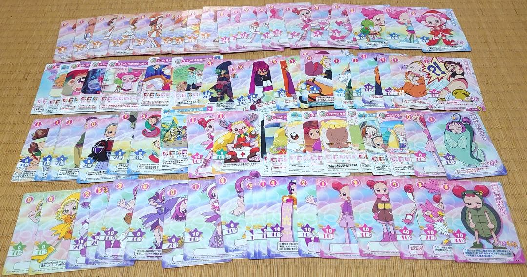 おジャ魔女どれみ　カードゲーム　キラ60枚、ノーマル約450枚まとめセット