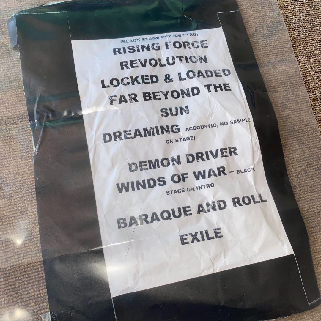 YNGWIE イングヴェイ マルムスティーン 2005年ツアー セットリスト