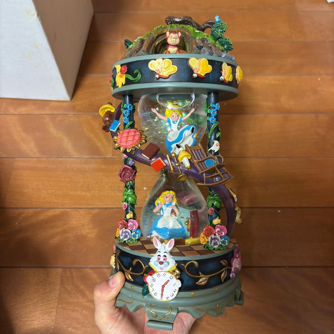 ★希少【新品未開封】不思議の国のアリス オルゴール付 スノーグローブ