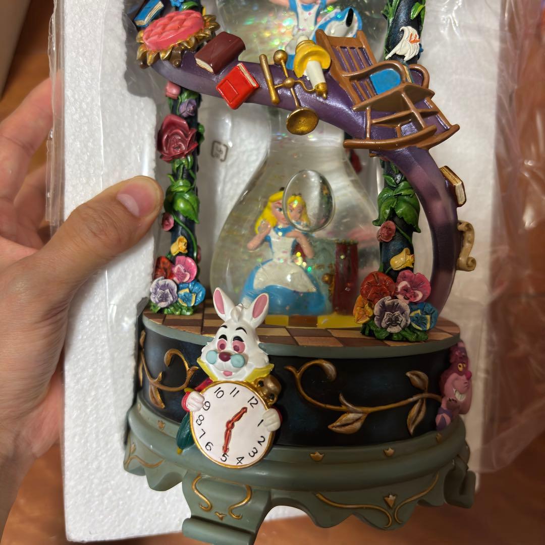 ★希少【新品未開封】不思議の国のアリス オルゴール付 スノーグローブ