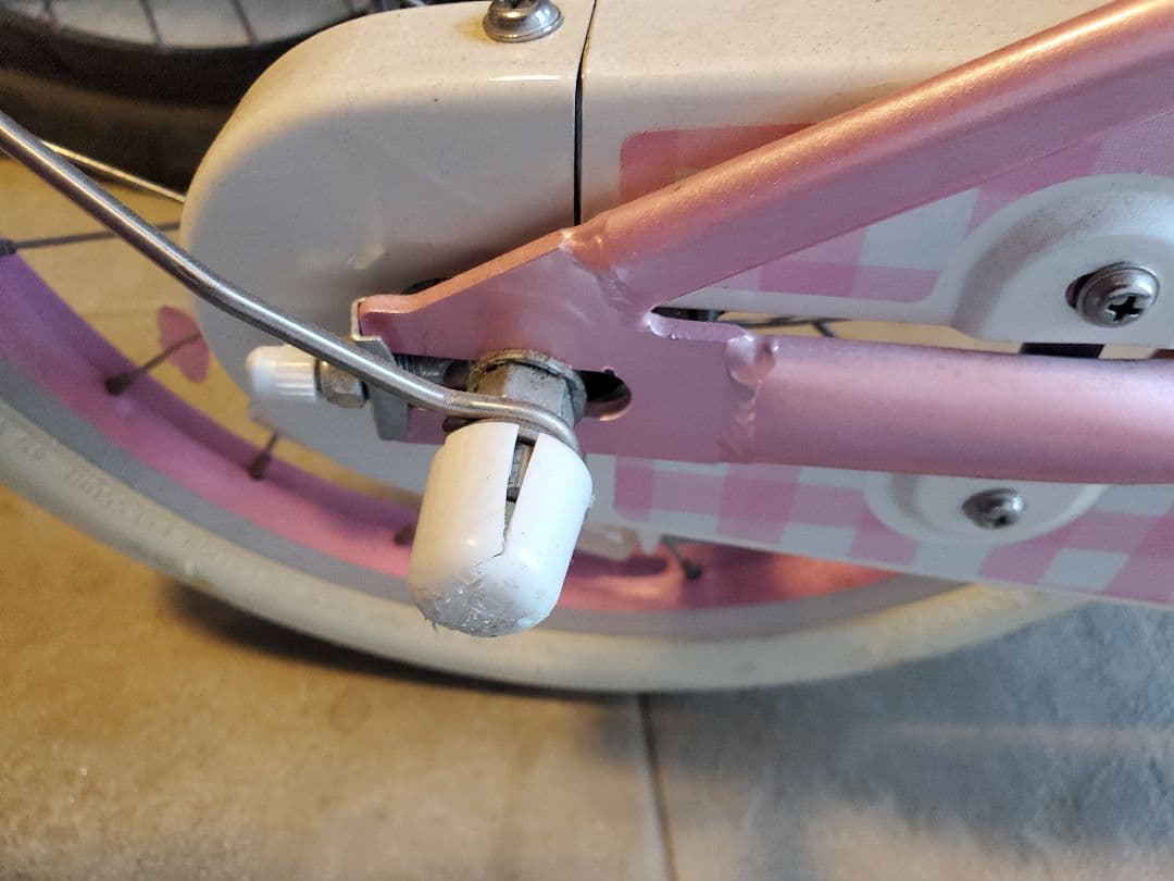 【引き取り限定】メゾピアノ　子供用自転車 　16インチ　アサヒ限定　ピンク