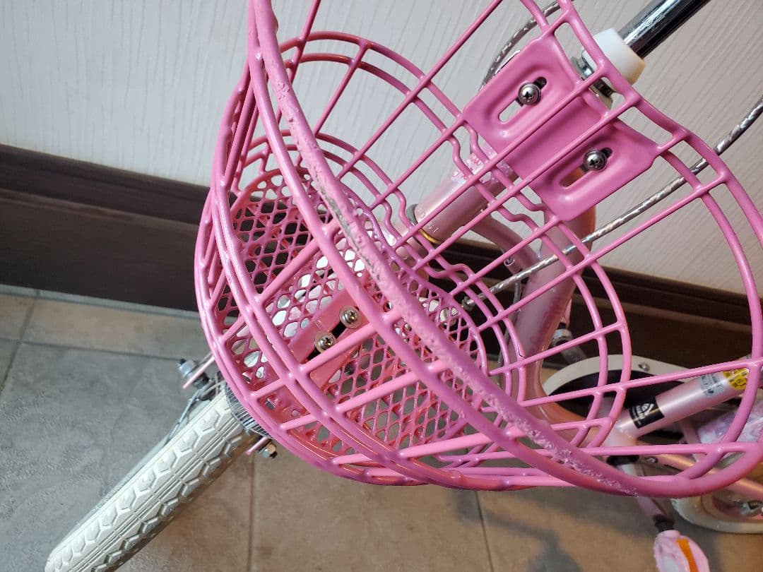 【引き取り限定】メゾピアノ　子供用自転車 　16インチ　アサヒ限定　ピンク