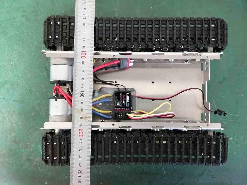 ラジコン 戦車 タンク ロボット アルミ金属製　HOTRC 8チャンネル