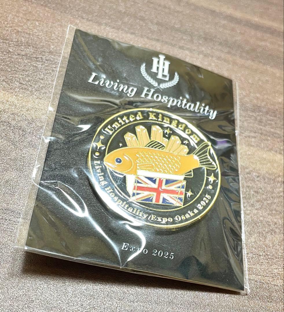 レア 非売品 ノベルティ 万博 イギリス ピンバッジ