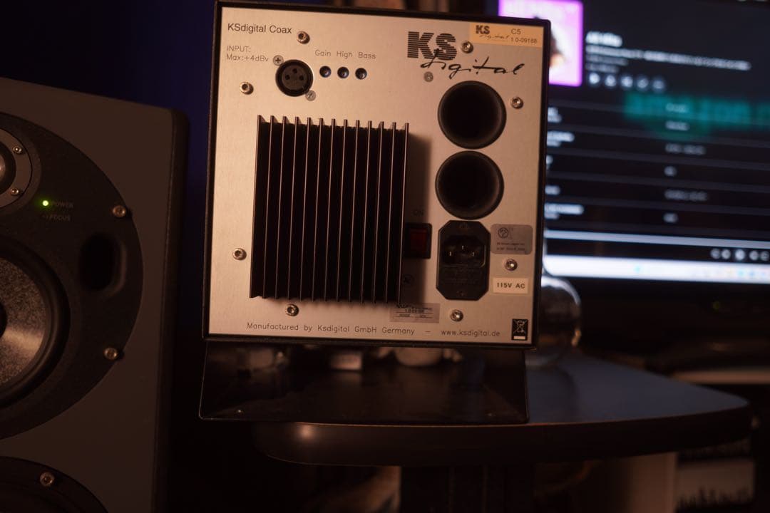 KS Digital c5 coax ペア　同軸モニタースピーカー