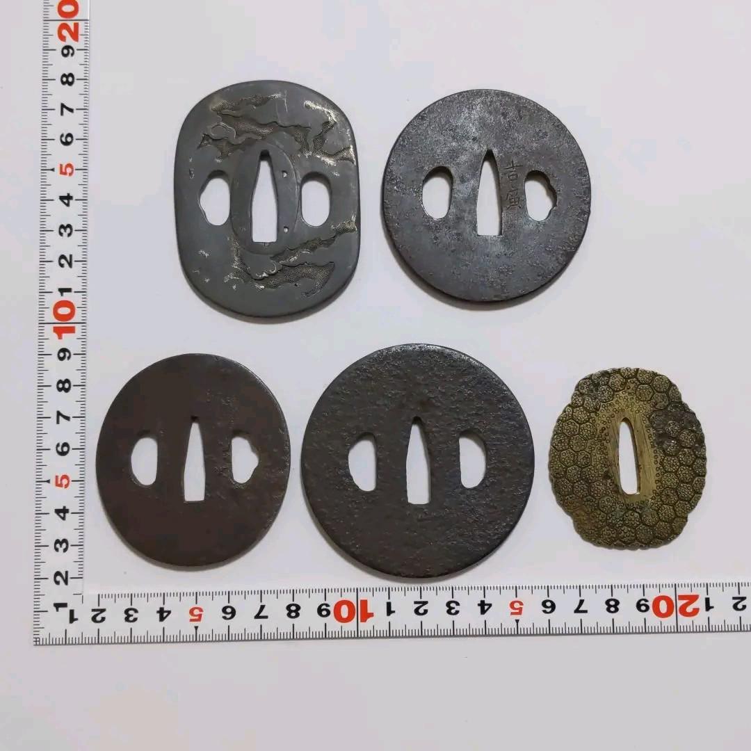 日本刀　鍔　刀装具(30) ５枚