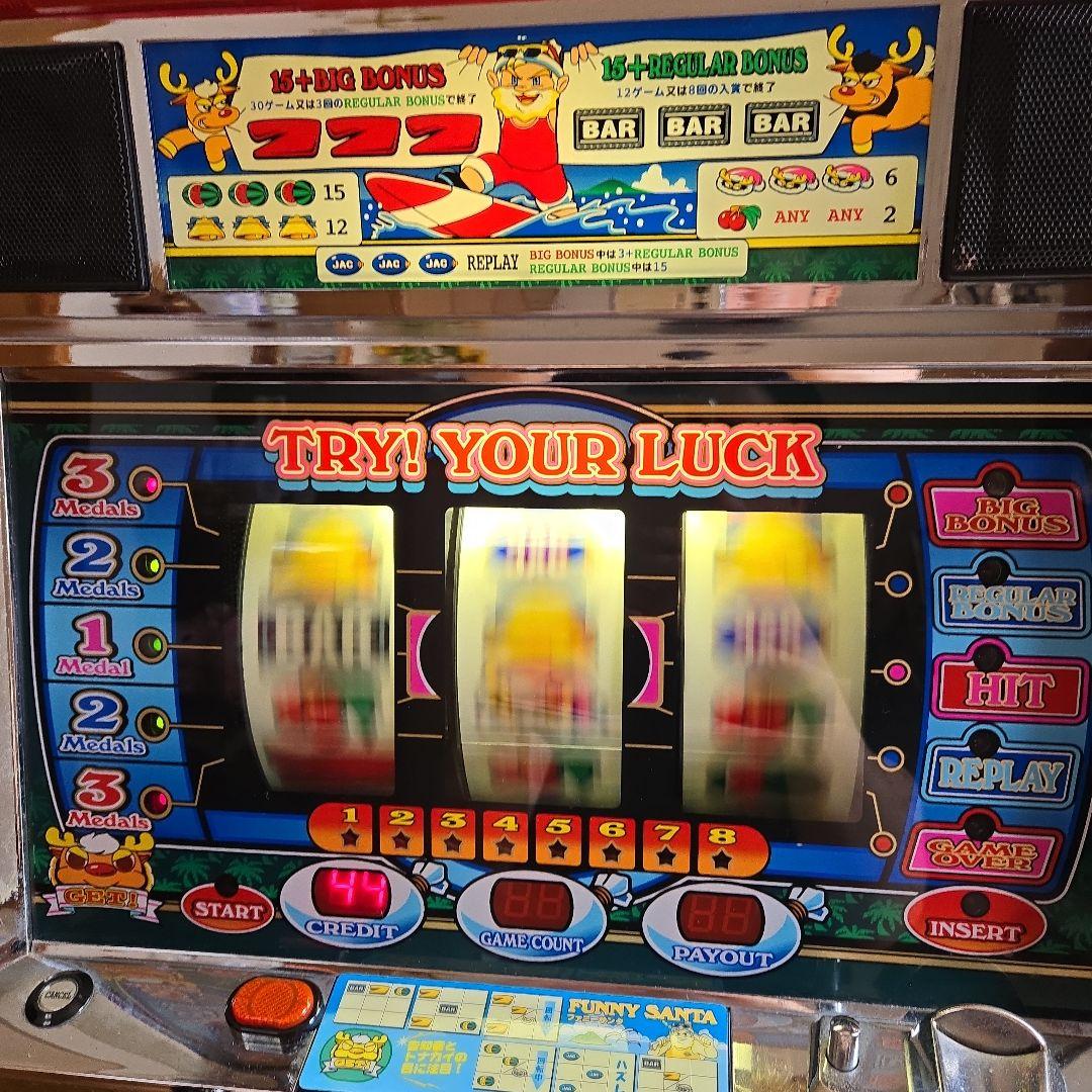 パチスロ実機　ファニーサンタ