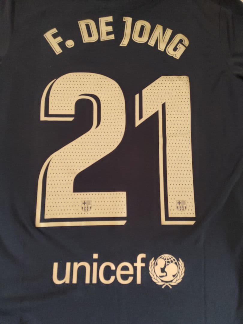 【希少/正規品】バルセロナ　デ・ヨング　ユニフォーム