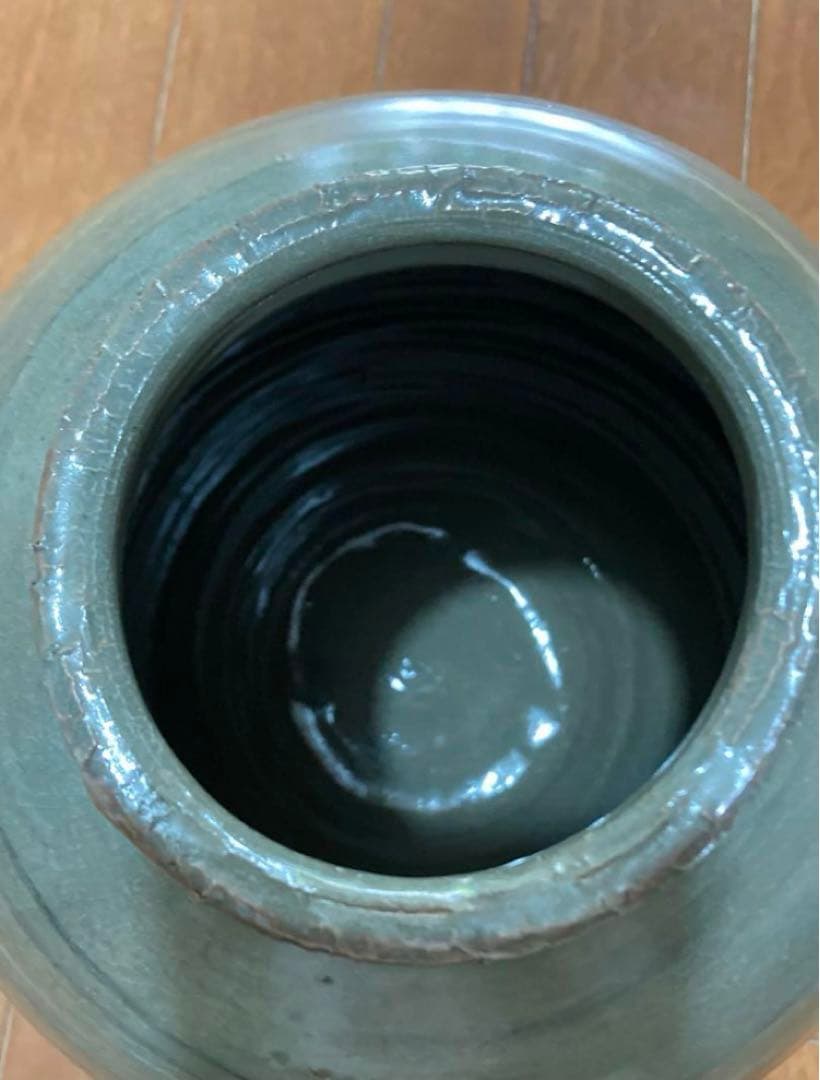 琉球焼　宮城陶房　宮城勝臣　壺　花器　みやぎかつとみ　やちむん