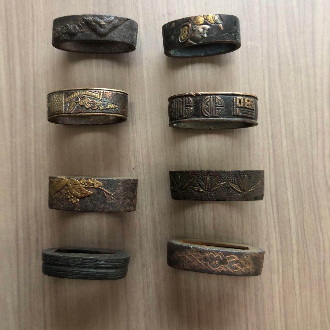 武具の鍔（つば）16個セット