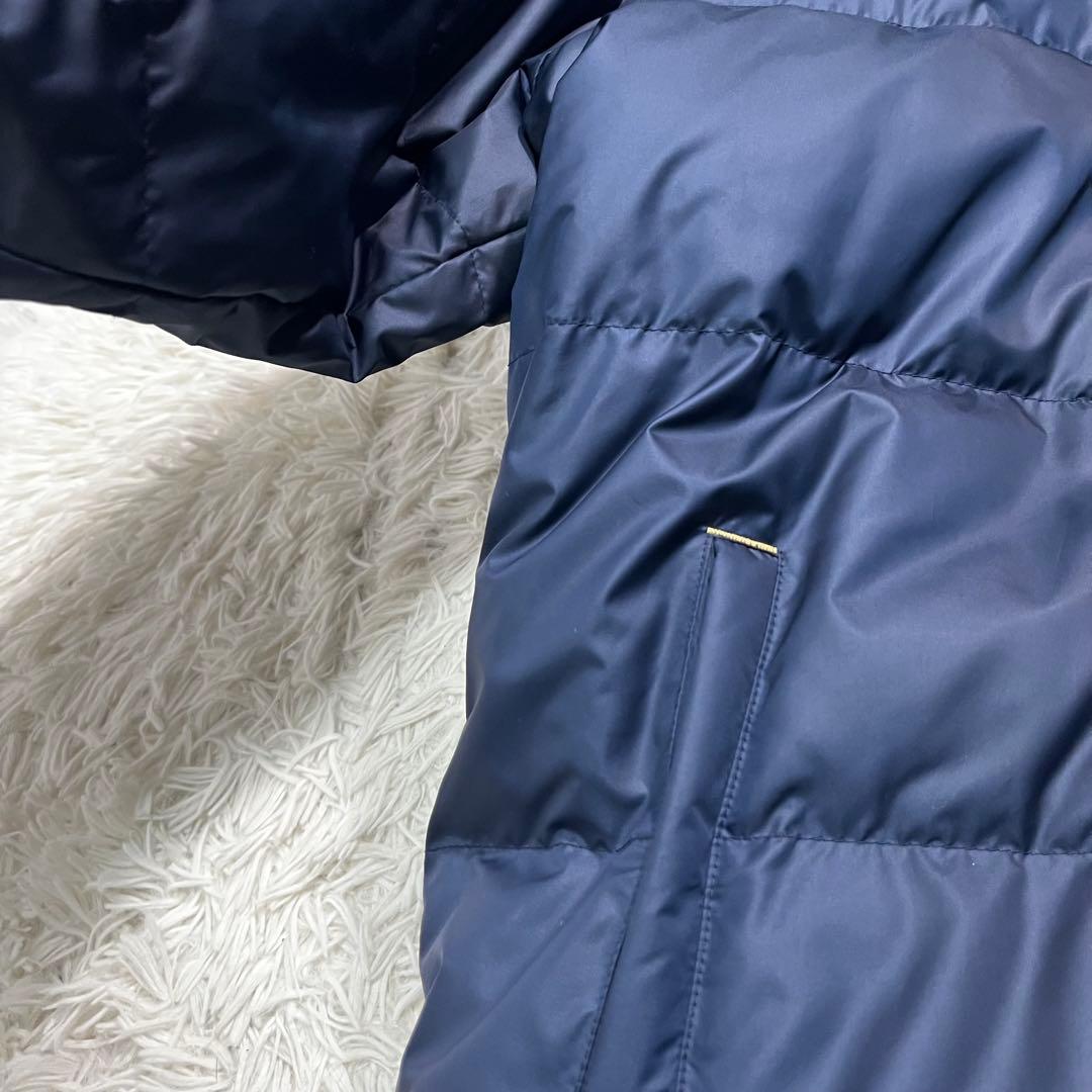 PUMA プーマ　ダウンコート　ベンチコート　肉厚　L ネイビー　大きいサイズ