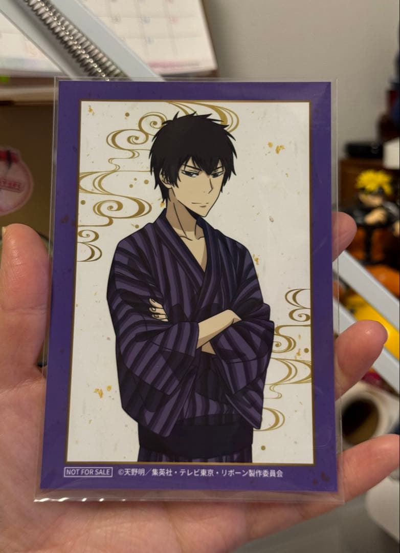 家庭教師ヒットマンREBORN フクヤくじ　FUKUYA 特典　ブロマイド 雲雀