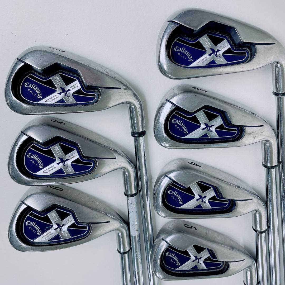 キャロウェイ　アイアン　X-18 SR 3-9 7本　N2274