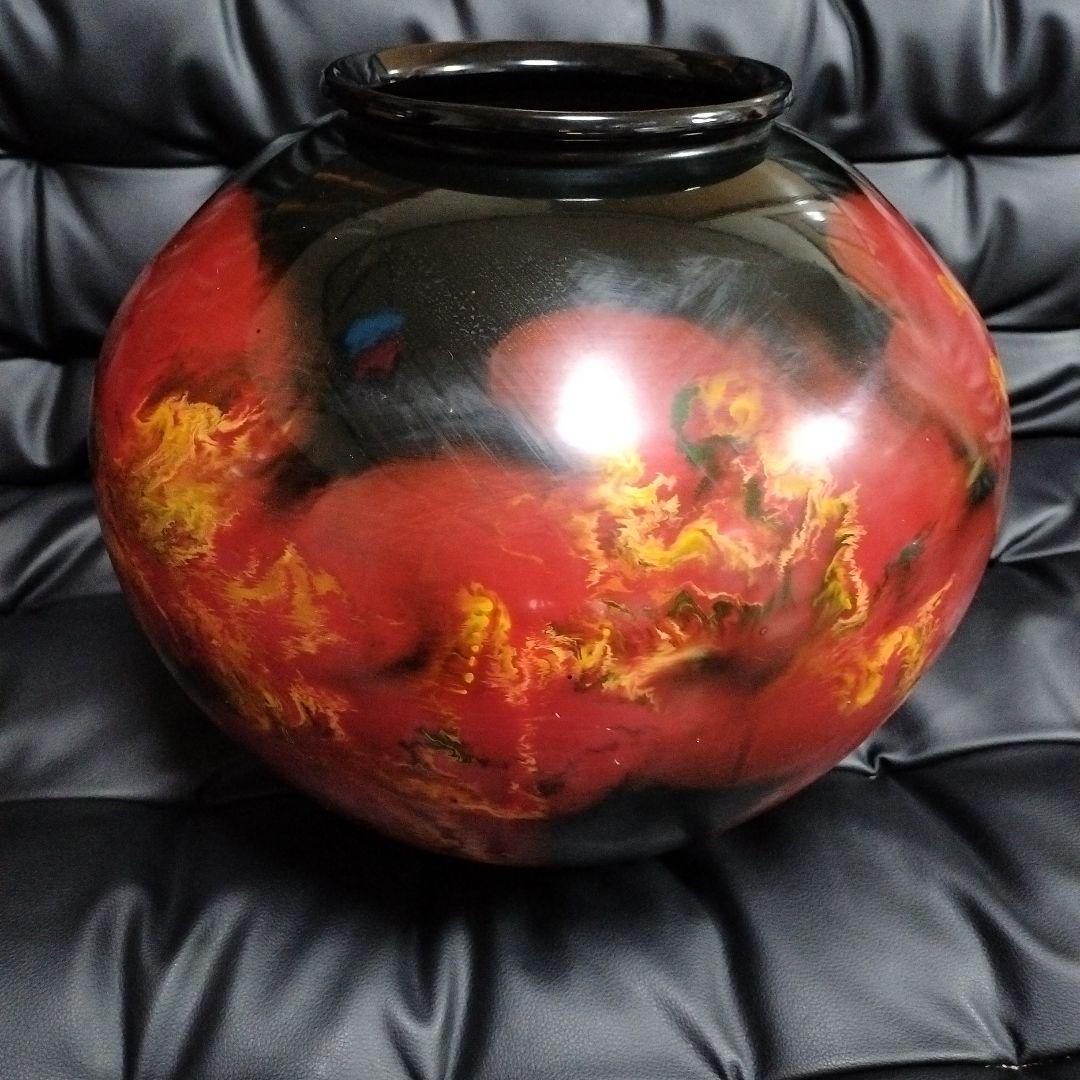 九谷焼 佐野慧成 大壺 骨董 アンティーク