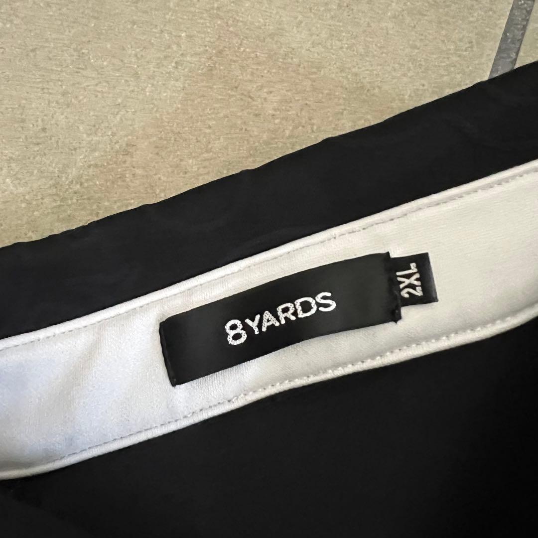 8YARDS ハチヤーズ　総柄　セットアップ　シャツ　ハーフパンツ　メンズ　ロゴ