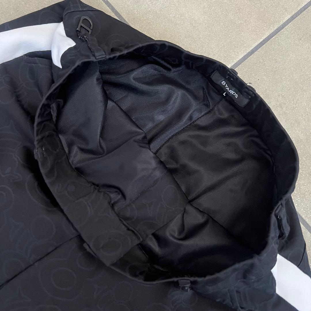 8YARDS ハチヤーズ　総柄　セットアップ　シャツ　ハーフパンツ　メンズ　ロゴ