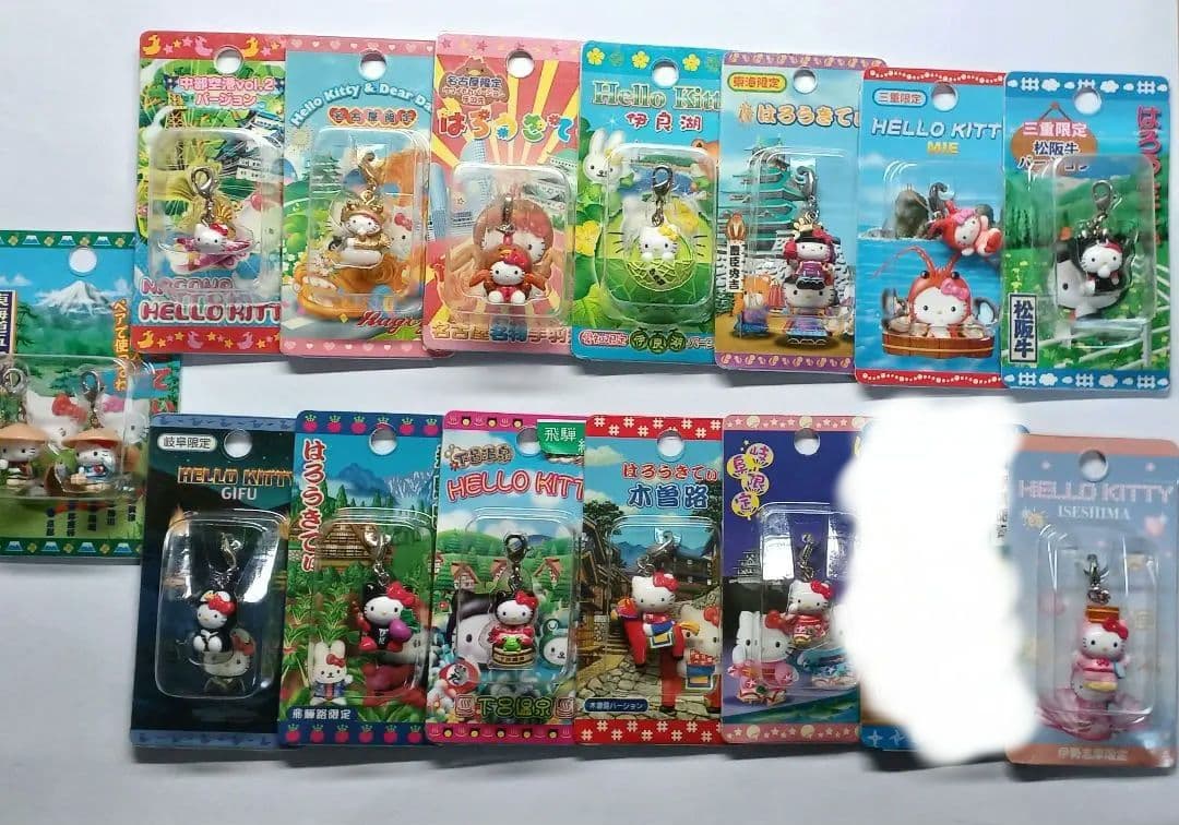 【バラ売り・他地域まとめ買い可】ハローキティ ファスナーマスコット 東海限定