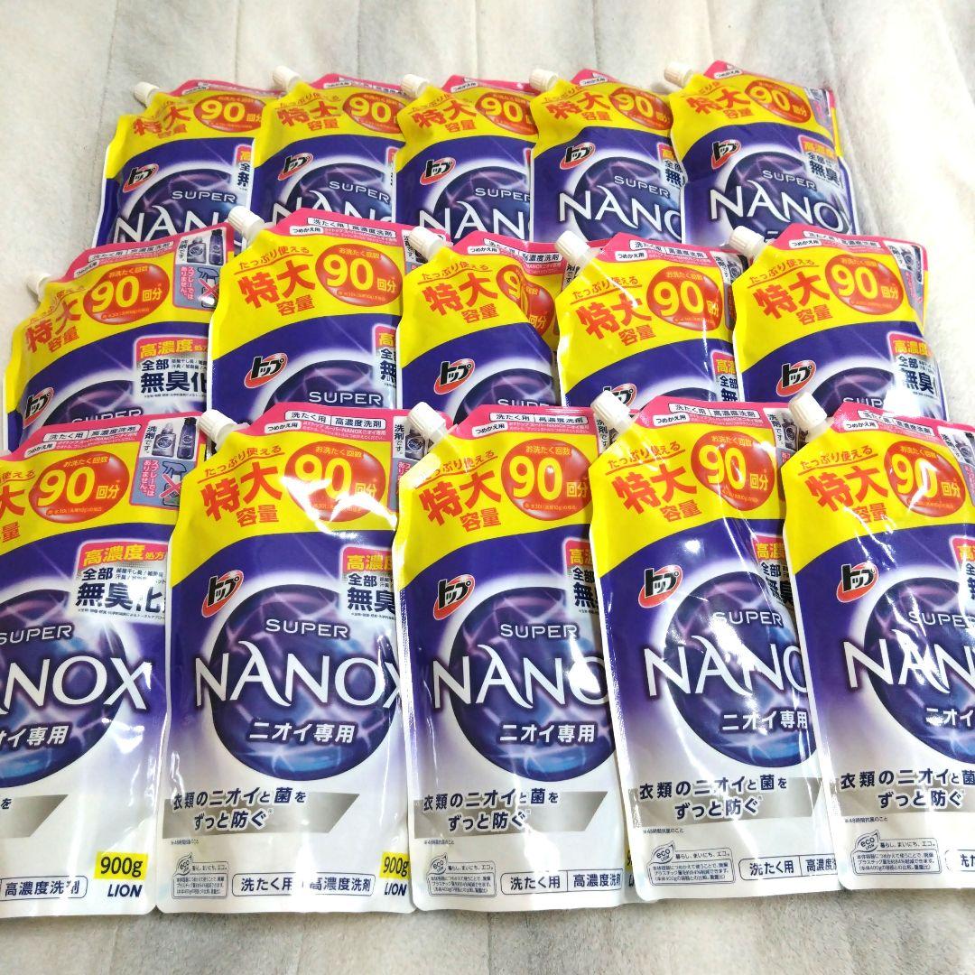 スーパーナノックス　ニオイ専用　詰め替え　900g×15